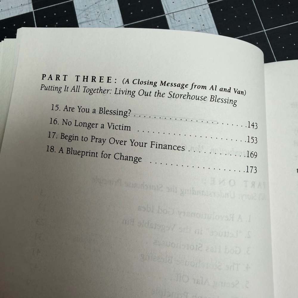 The Storehouse Principle by Al Jandl and Van Crouch - Brown and Black Cover - Picture 4 of 5